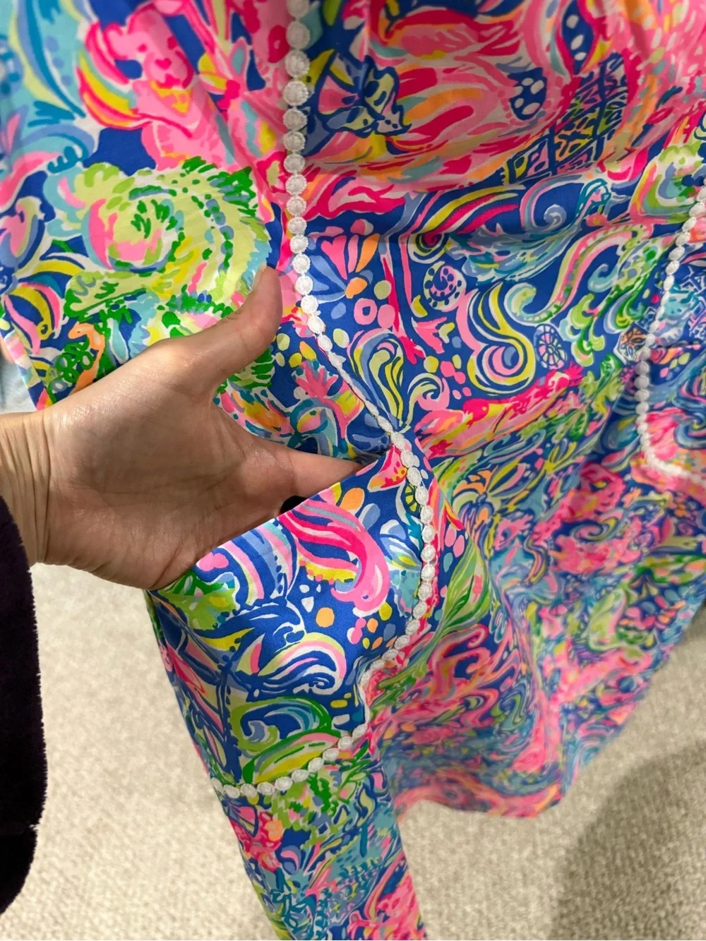 Lilly Pulitzer Coralynn Shift Dress in the "Multi Pop Up 60 Animals" print - Picture 3 of 9